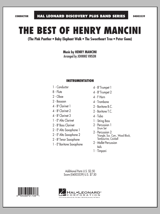 Best of Henry Mancini, The - clicca qui