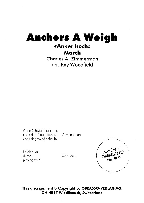 Anchors A Weigh (Anker hoch) - clicca qui