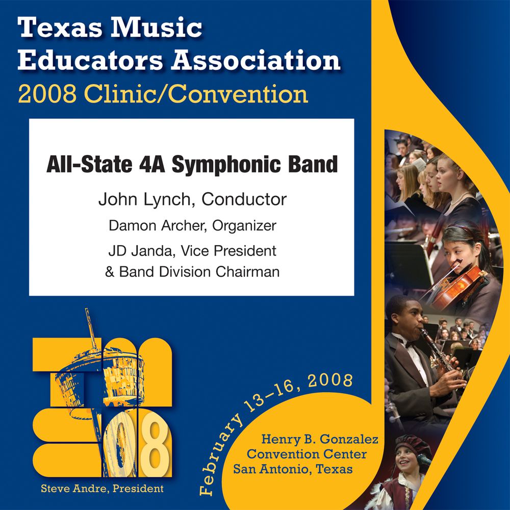 2008 Texas Music Educators Association: All-State 4A Symphonic Band - clicca qui