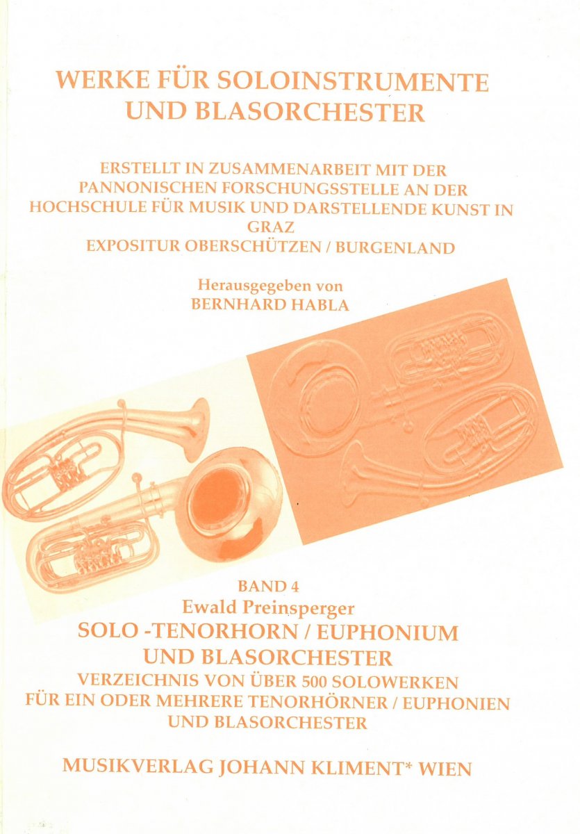 Werke fr Soloinstrumente und Blasorchester #4: Solo Tenorhorn/Euphonium und Blasorchester - cliccare qui