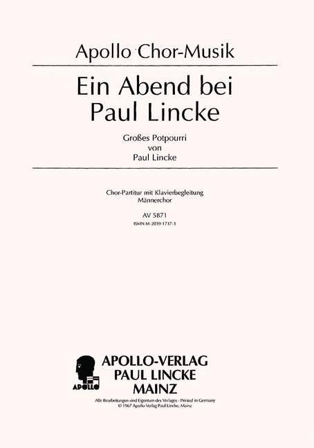 Ein Abend bei Paul Lincke - cliccare qui