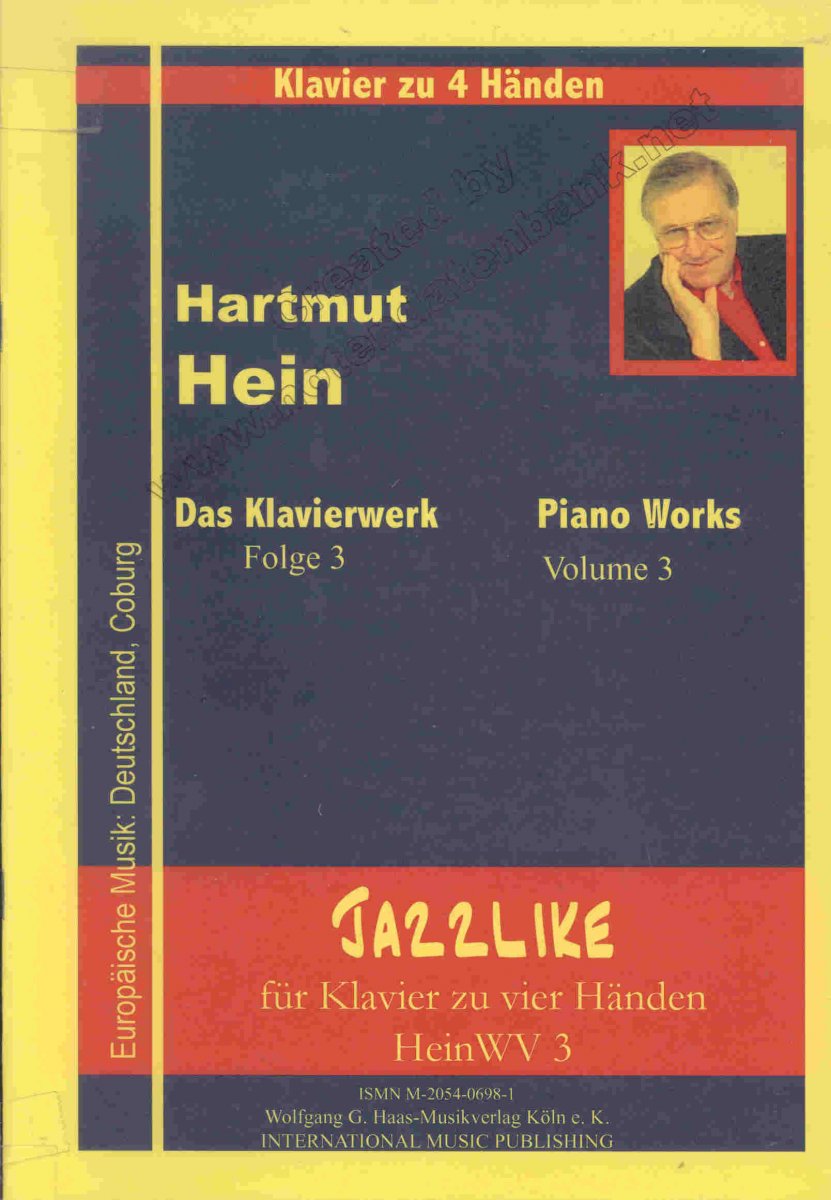Klavierwerk #3: Jazzlike für Klavier zu 4 Händen - cliccare qui Klavierwerk #3: Jazzlike für Klavier zu 4 Händen - cliccare qui