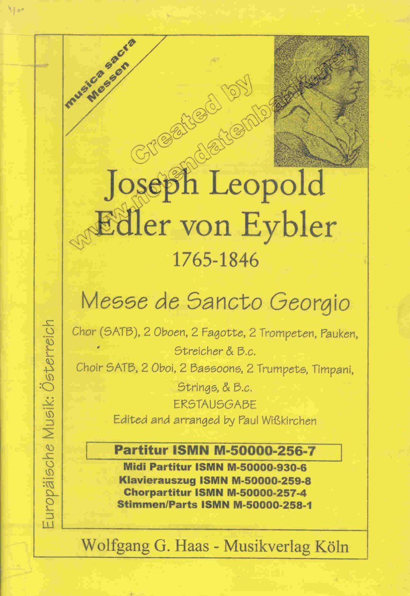 Messe de Sancto Georgio (Partitur) - cliccare qui
