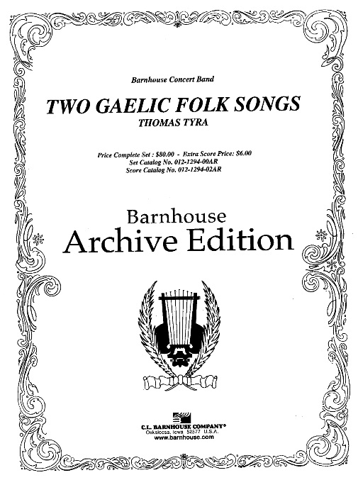 2 Gaelic Folk Songs (Two) - clicca qui