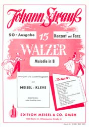 15 Walzer von Johann Strauss, B-Instr - clicca qui