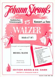 15 Walzer von Johann Strauss, Es-Instr - clicca qui