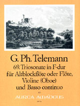 69. Triosonate in F-dur (TWV 42:F8) - cliccare qui 69. Triosonate in F-dur (TWV 42:F8) - cliccare qui