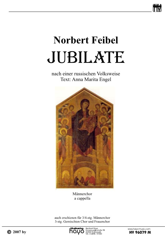Jubilate (Russischer Vespergesang) - cliccare qui Jubilate (Russischer Vespergesang) - cliccare qui