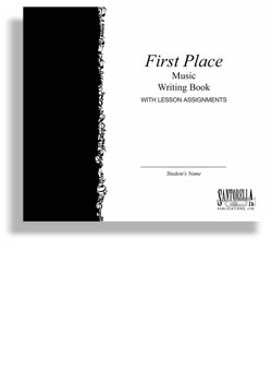 1st Place Music Writing Book 6 Stave Manuscript - cliccare qui