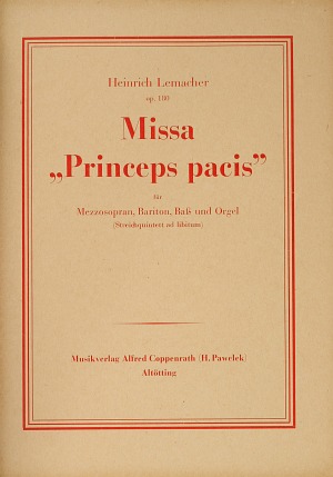 Missa Princeps pacis - cliccare qui