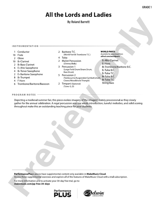 All the Lords and Ladies - clicca qui