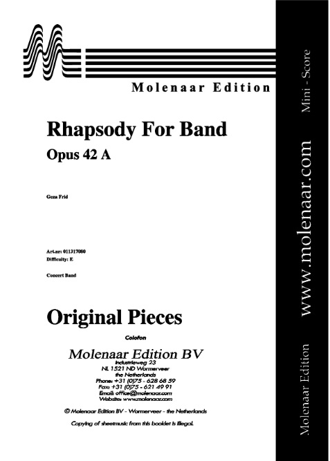 Rhapsody for Band - clicca qui