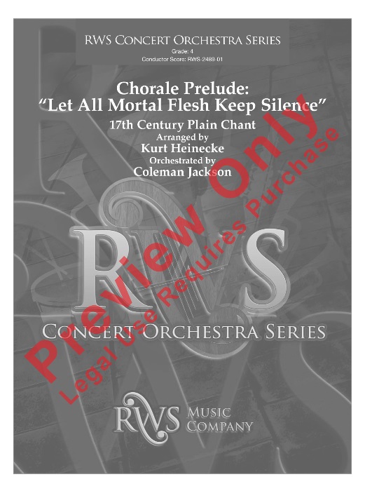 Chorale Prelude: Let All Mortal Flesh Keep Silence - clicca qui