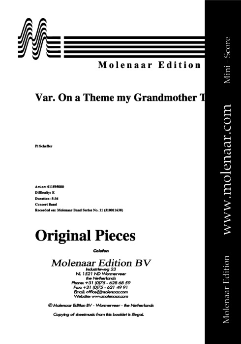 Variations on a Song my Grandmother taught me - clicca qui