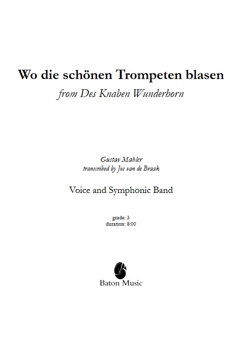 Wo die sch�nen Trompeten blasen (from 'Des Knaben Wunderhorn') - clicca qui