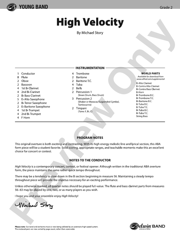 High Velocity - clicca qui