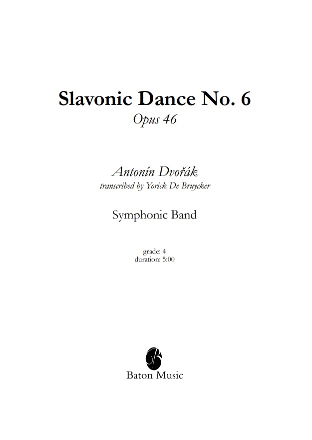 Slavonic Dance #6 - clicca qui