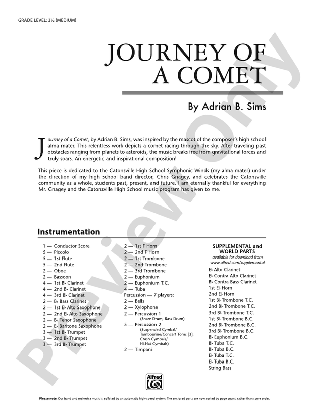 Journey of a Comet - clicca qui