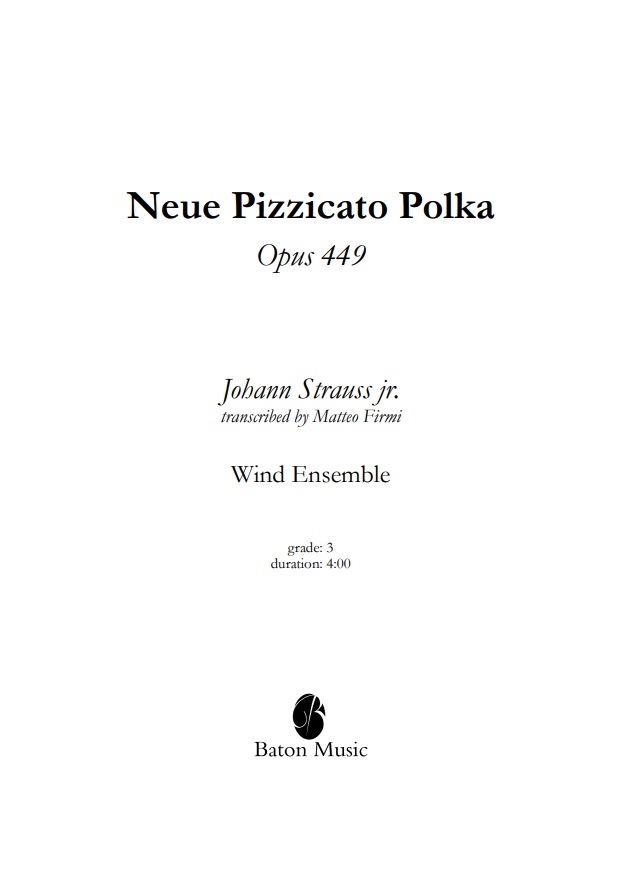 Neue Pizzicato Polka - clicca qui