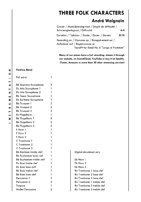 3 Folk Characters (Three) - clicca qui