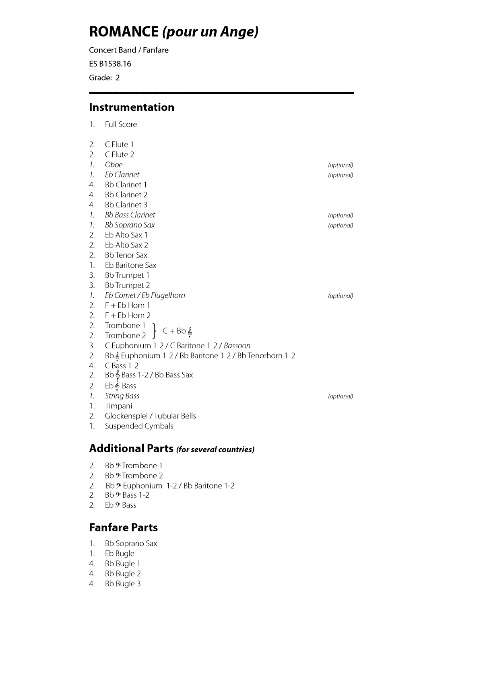 Romance pour un ange - clicca qui