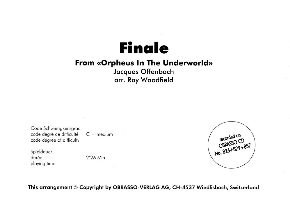 Finale from 'Orpheus in the Underworld' - clicca qui