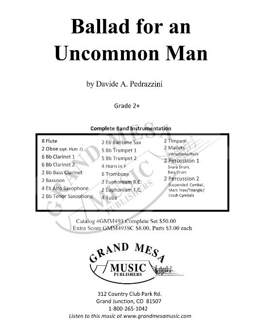 Ballad for an Uncommon Man - clicca qui