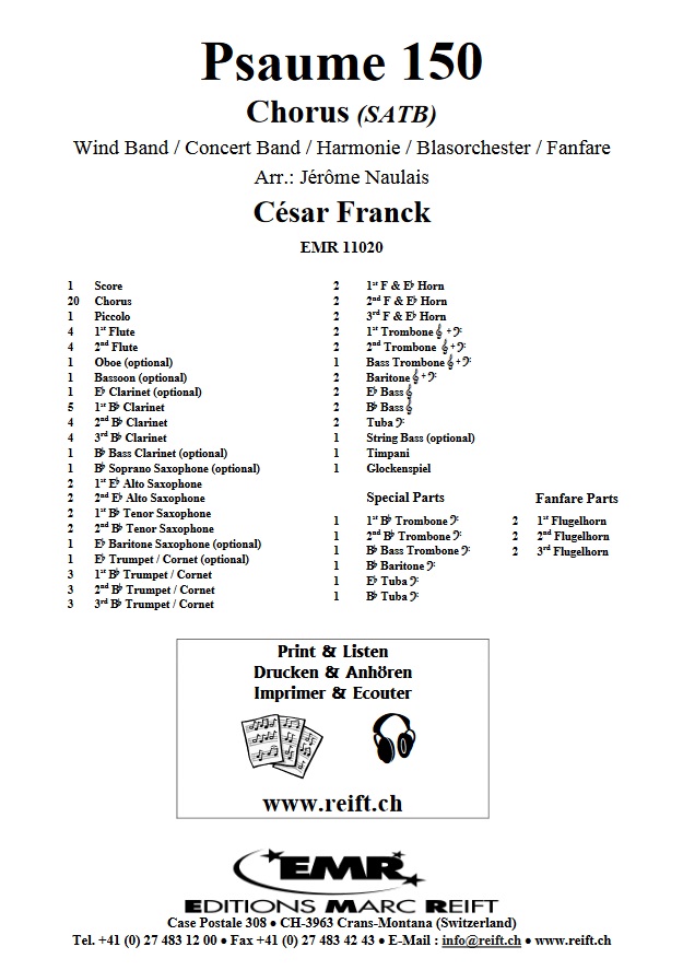 Psaume 150 - clicca qui