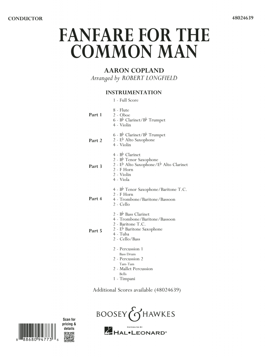 Fanfare for the Common Man - clicca qui