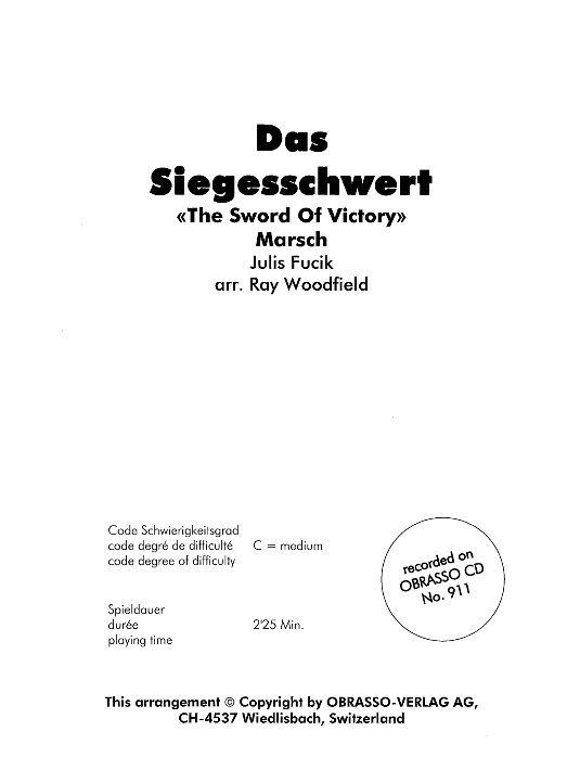 Siegesschwert, Das (The Sword of Victory) - clicca qui