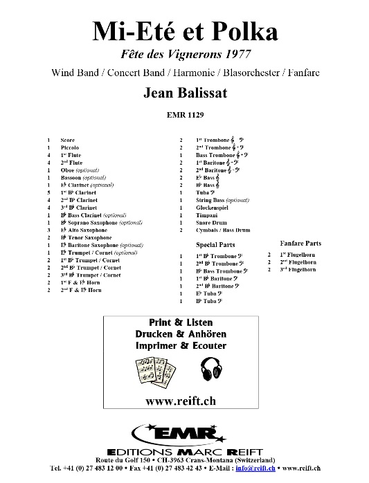 Mi-�t� et Polka (F�te des Vignerons 1977) - clicca qui