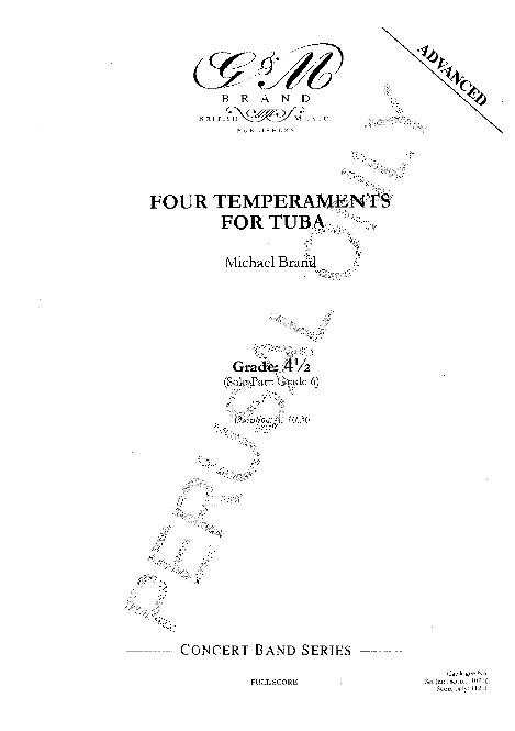 4 Temperaments for Tuba (Four) - clicca qui