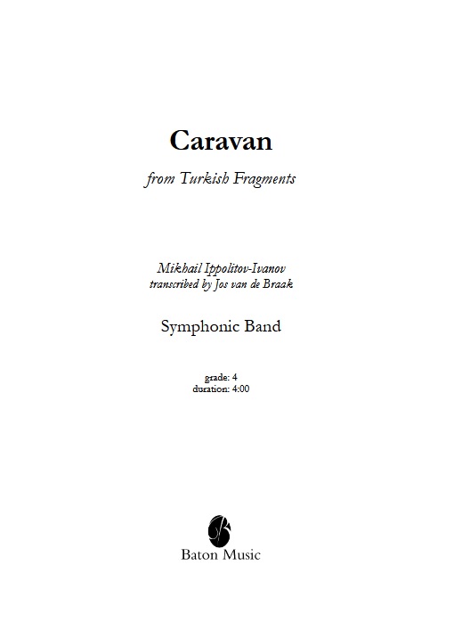 Caravan (from 'Turkish Fragments') - clicca qui