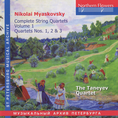 Nikolai Myaskovsky Complete String Quartets #1: Quartets Nos. 1, 2 & 3 - cliccare qui