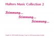 Halters Music Collection #2: Stimmung, Stimmung, Stimmung - cliccare qui Halters Music Collection #2: Stimmung, Stimmung, Stimmung - cliccare qui
