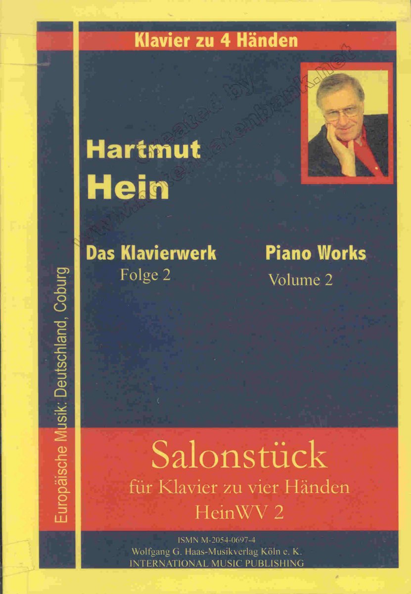 Klavierwerk #2: Salonstück für Klavier zu 4 Händen - cliccare qui Klavierwerk #2: Salonstück für Klavier zu 4 Händen - cliccare qui