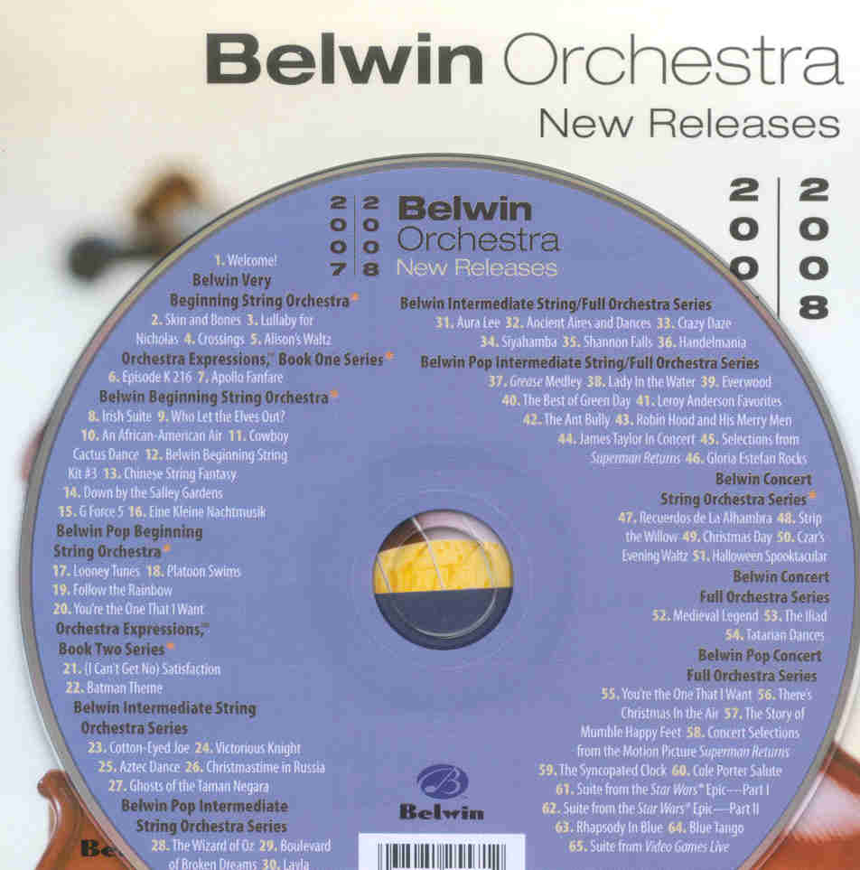 Belwin 2007-2008 - Orchestra New Releases - cliccare qui