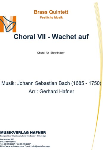 Choral VII - Wachet auf - cliccare qui