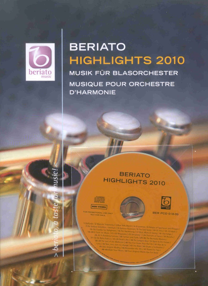 Beriato 2010 - Highlights f�r Blasorchester - cliccare qui