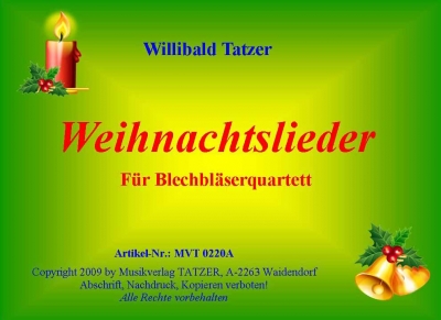 Weihnachtslieder für Blechbläserquartett - clicca per un'immagine più grande