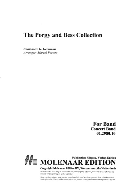 Porgy and Bess Collection, The - clicca qui