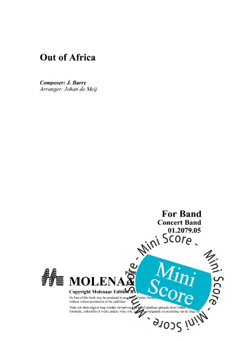 Out of Africa (Maintheme from the Movie) - clicca qui