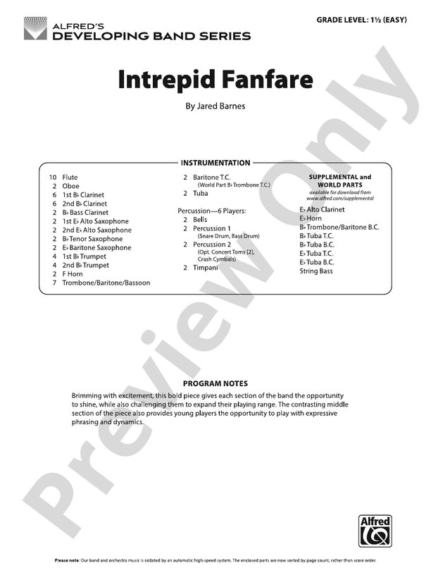 Intrepid Fanfare - clicca qui