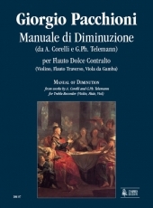 Manuale di Diminuzione from works by A. Corelli and G. Ph. Telemann - cliccare qui