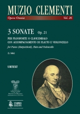 3 Sonatas Op. 21 - cliccare qui 3 Sonatas Op. 21 - cliccare qui