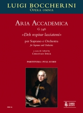 Aria Accademica G 546 �Deh respirar lasciatemi� for Soprano and Orchestra - clicca qui