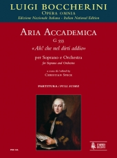 Aria accademica G 552 Caro padre, a me non dei for Soprano and Orchestra - cliccare qui