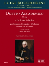 Duetto accademico G 559 �La destra ti chiedo� for Soprano, Alto and Orchestra - clicca qui