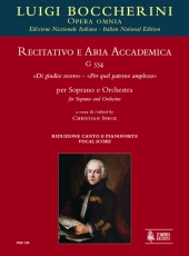 Recitativo e Aria accademica G 554 �Di giudice severo� � �Per quel paterno amplesso� for Soprano and Orchestra - clicca qui