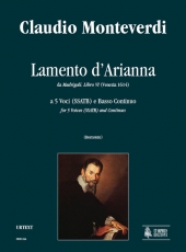 Lamento d'Arianna for 5 Voices (SSATB) and Continuo - clicca qui